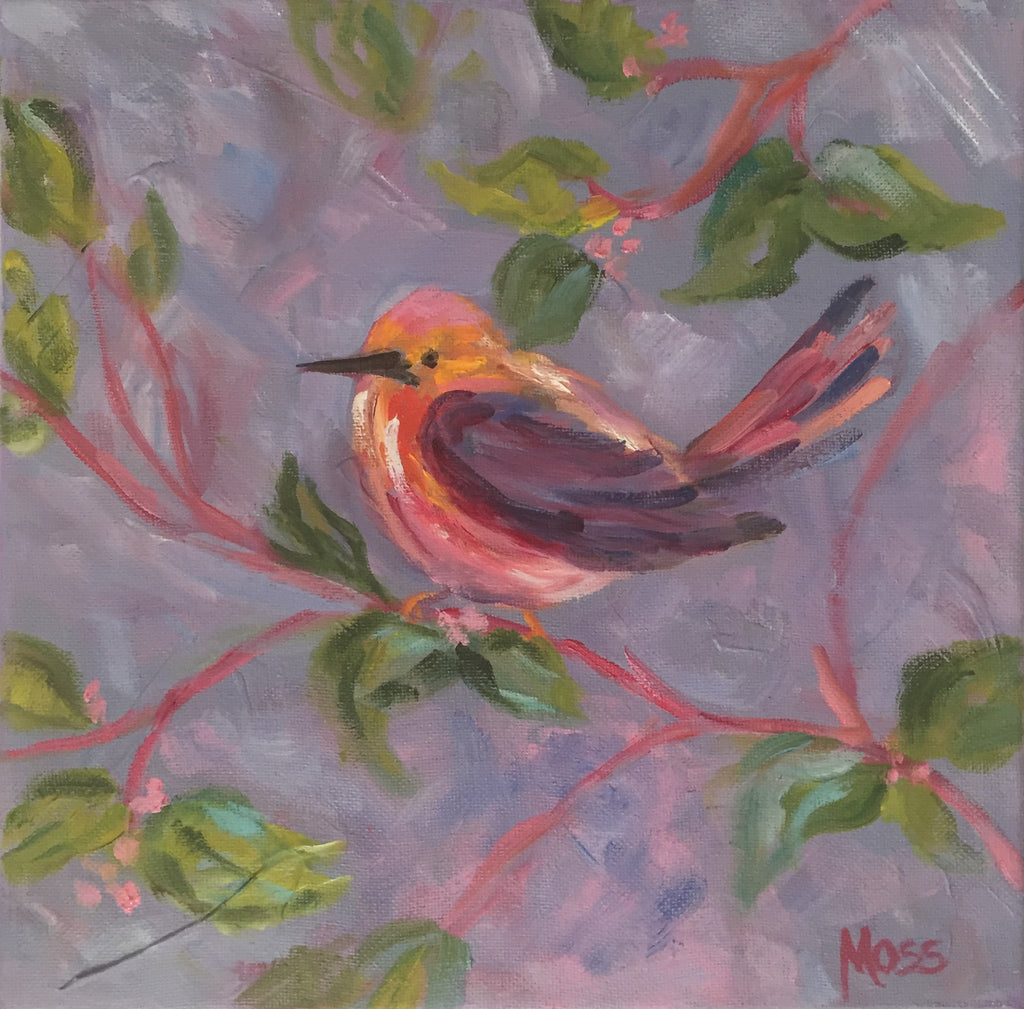 Bird painting Jenny Moss - Christenberry Collection