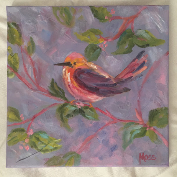 Bird painting Jenny Moss - Christenberry Collection