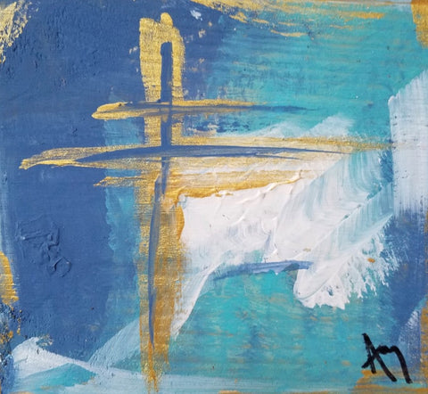 Cross III painting Amy Christenberry - Christenberry Collection