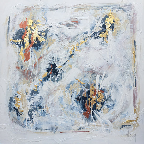 Circa II painting Mary Kathryn Kendig - Christenberry Collection