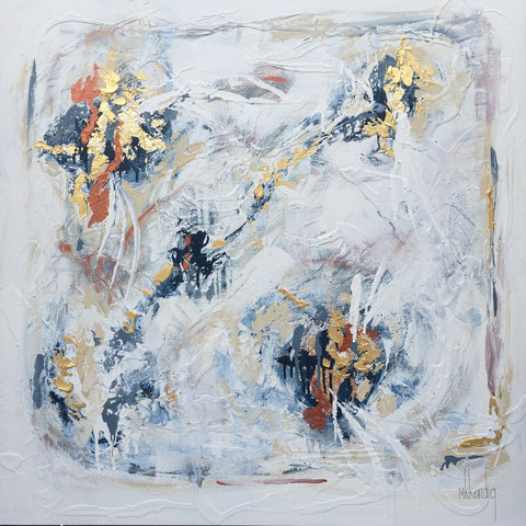 Circa II painting Mary Kathryn Kendig - Christenberry Collection