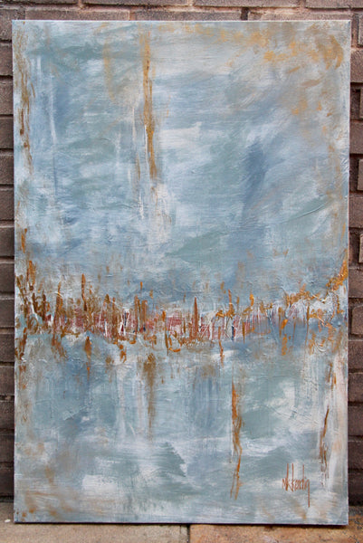Abyss painting Mary Kathryn Kendig - Christenberry Collection