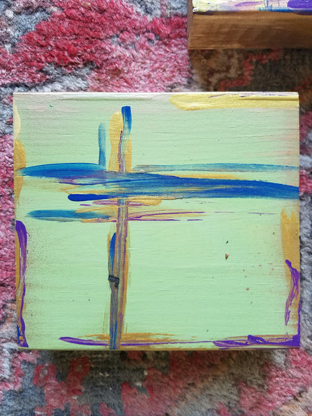 Crosses painting Amy Christenberry - Christenberry Collection