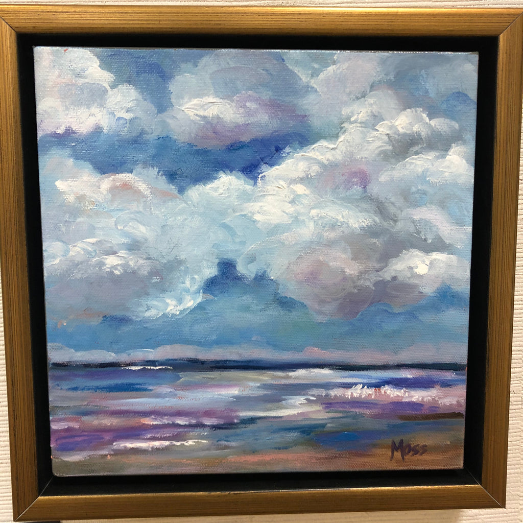 Billowing Clouds painting Jenny Moss - Christenberry Collection