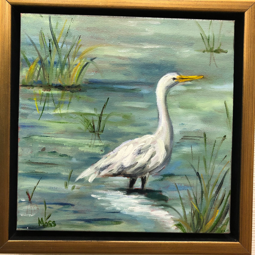 Low Country Bird 2 painting Jenny Moss - Christenberry Collection