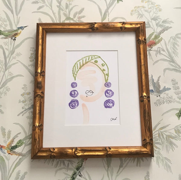 Beauty II painting Ashley Williams - Christenberry Collection