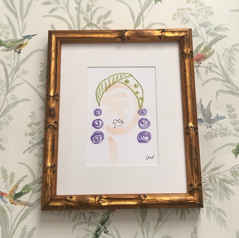 Beauty II painting Ashley Williams - Christenberry Collection