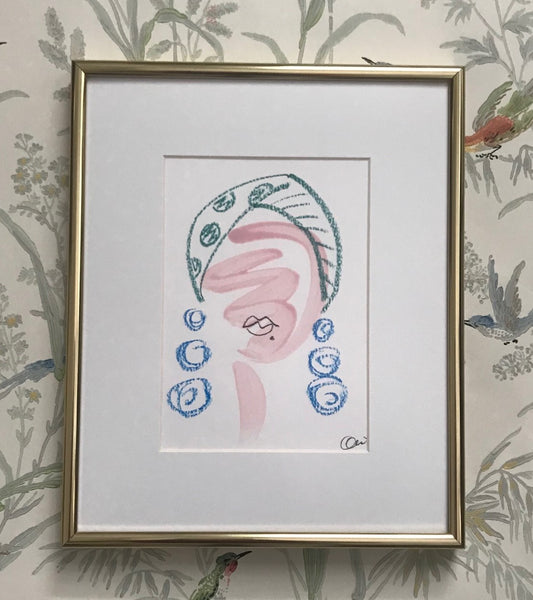 Beauty VI painting Ashley Williams - Christenberry Collection