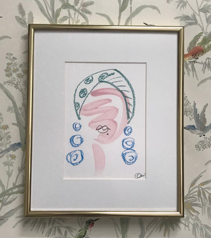 Beauty VI painting Ashley Williams - Christenberry Collection