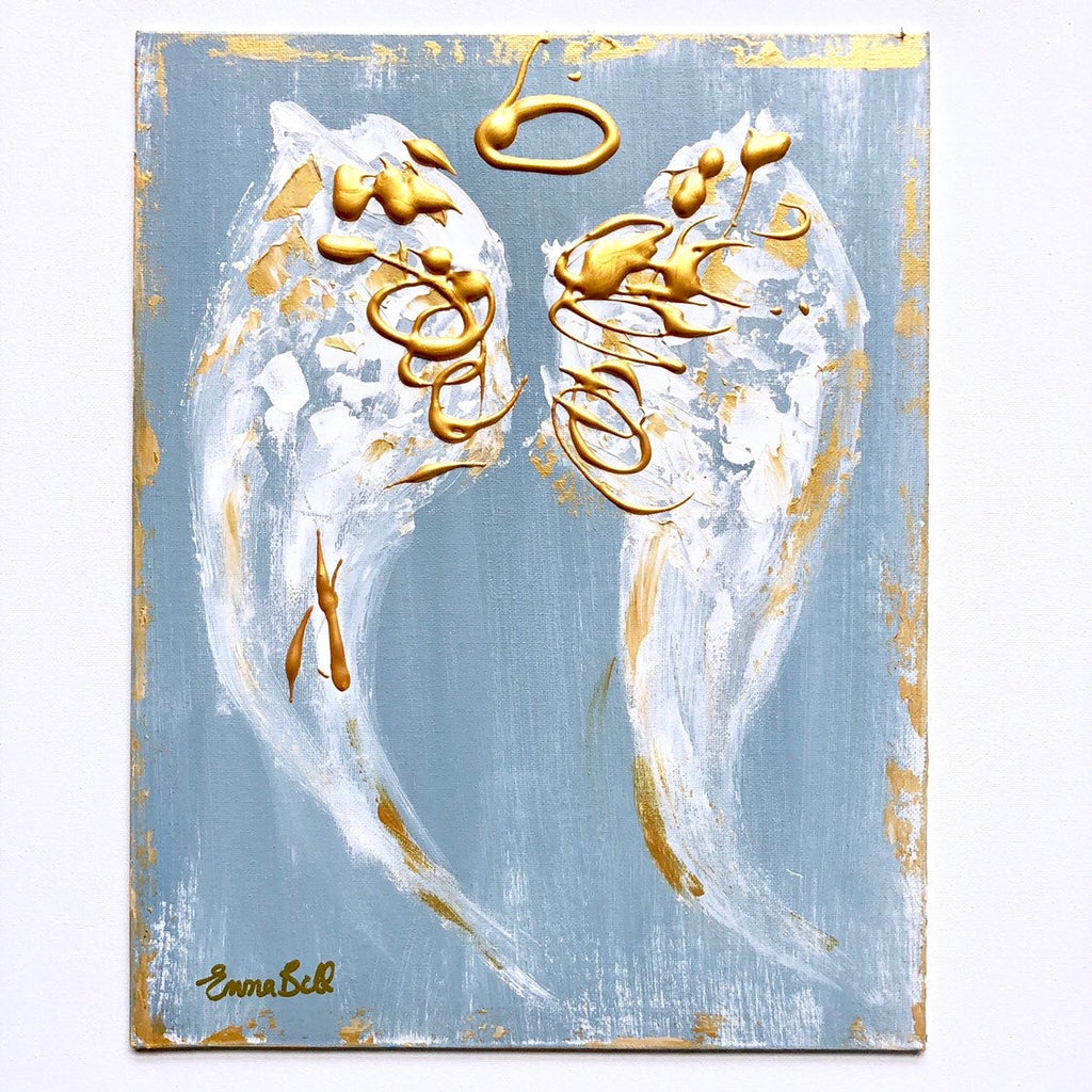 Angel Abstract I painting Emma Bell - Christenberry Collection