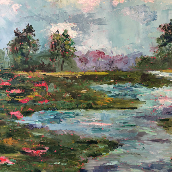 Summertime in the South painting Jenny Moss - Christenberry Collection