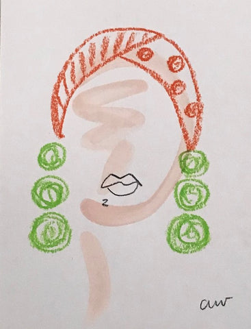Little Beauty I painting Ashley Williams - Christenberry Collection