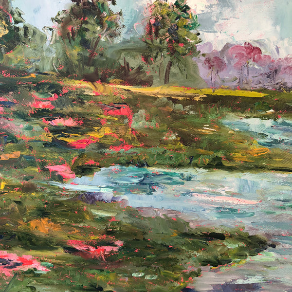 Summertime in the South painting Jenny Moss - Christenberry Collection