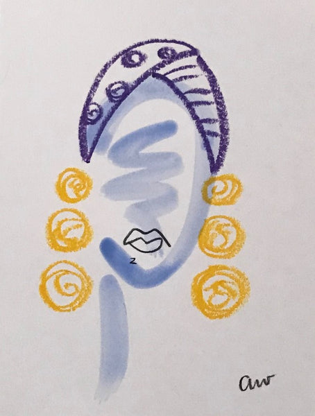 Little Beauty II painting Ashley Williams - Christenberry Collection