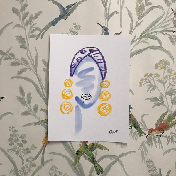 Little Beauty II painting Ashley Williams - Christenberry Collection