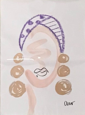 Little Beauty VIII painting Ashley Williams - Christenberry Collection