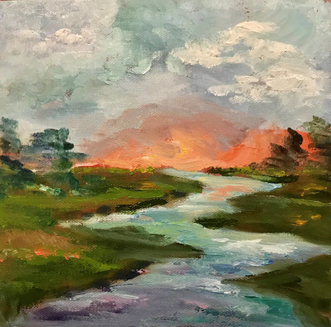 Lazy Day painting Jenny Moss - Christenberry Collection