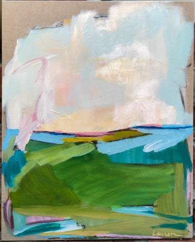 Brighter Days I painting Lauren Roberts - Christenberry Collection