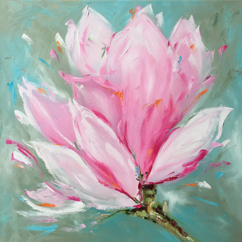 Spring Magnolia painting Emma Bell - Christenberry Collection