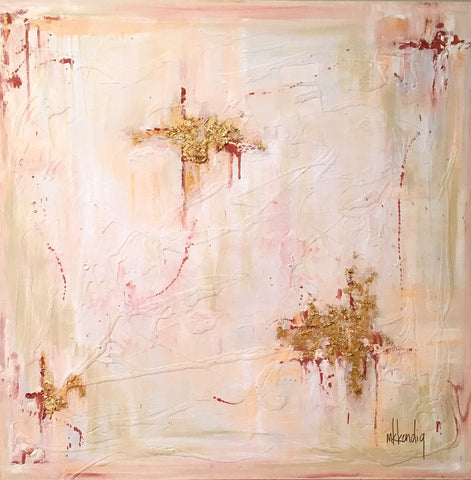 Mykonos painting Mary Kathryn Kendig - Christenberry Collection