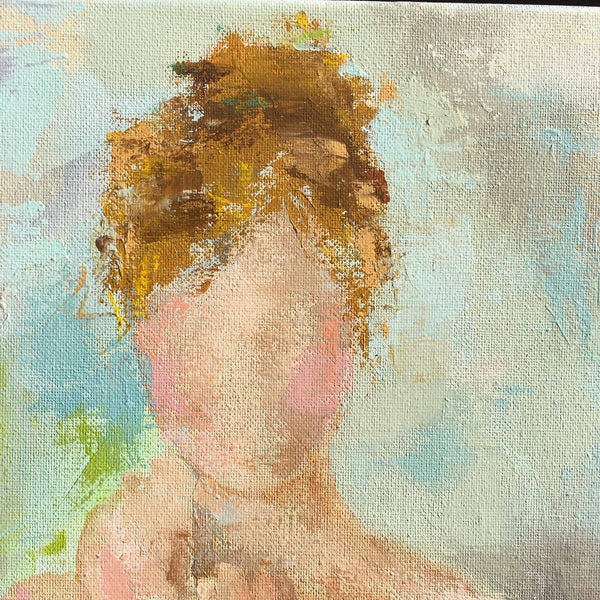 Claire painting Kristin Cooney - Christenberry Collection