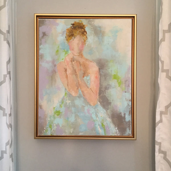 Claire painting Kristin Cooney - Christenberry Collection