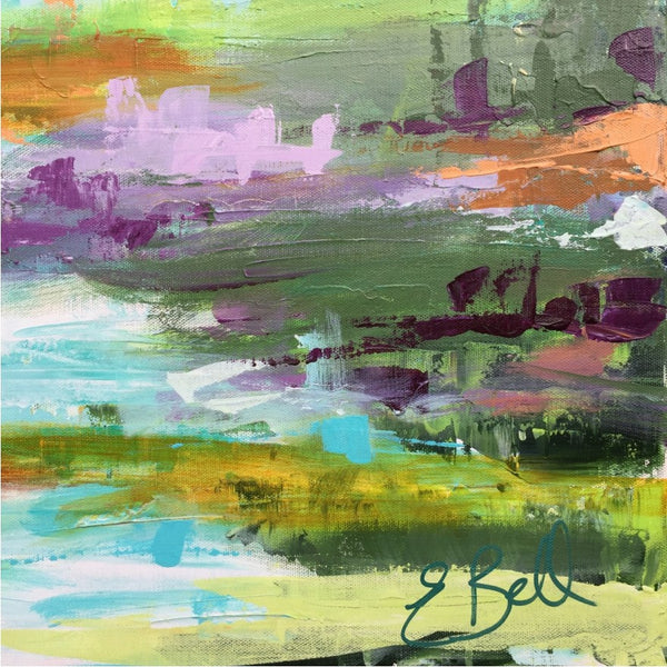 Marshland painting Emma Bell - Christenberry Collection