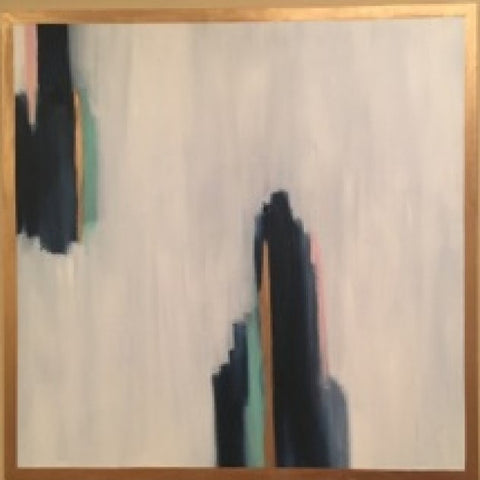 Blue Falls painting Lauren Neville - Christenberry Collection
