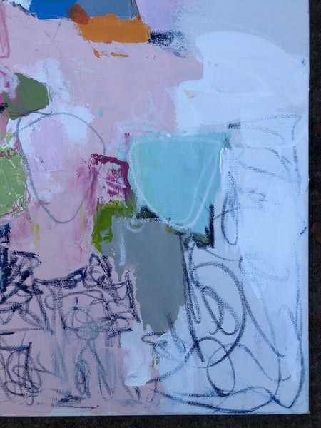 Colorful Composition No. 2 painting Lynnette Driver - Christenberry Collection