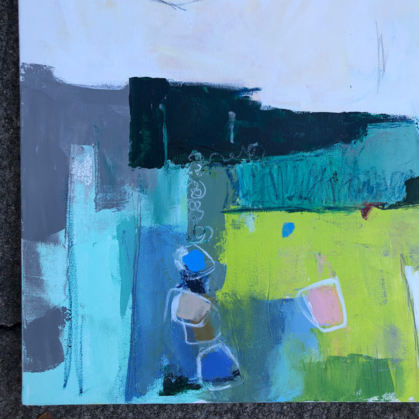 Colorful Composition No. 5 painting Lynnette Driver - Christenberry Collection