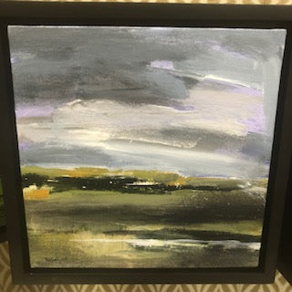 Landscape 4 painting Molly Wright - Christenberry Collection
