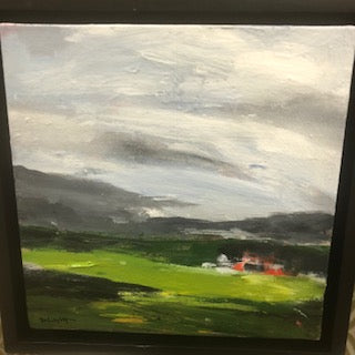 Landscape 10 painting Molly Wright - Christenberry Collection