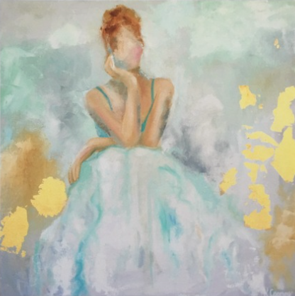 Jane painting Kristin Cooney - Christenberry Collection