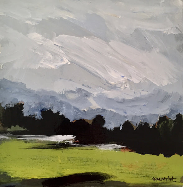 Landscape 1 painting Molly Wright - Christenberry Collection