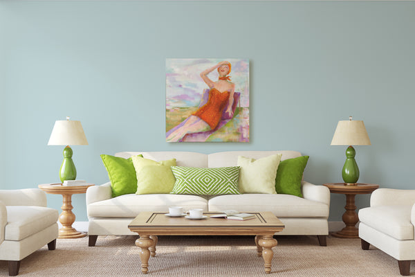 Marcia painting Kristin Cooney - Christenberry Collection