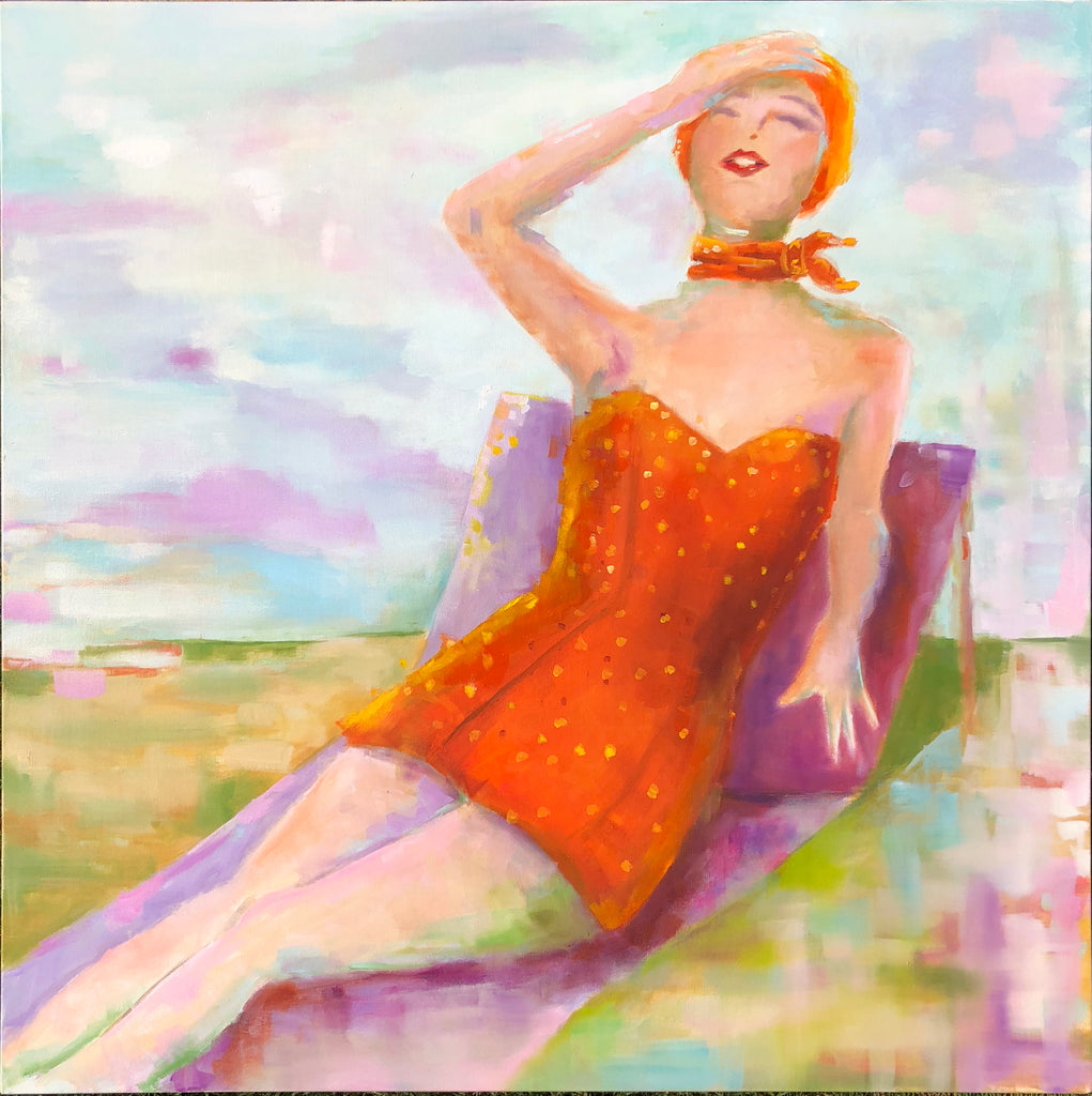 Marcia painting Kristin Cooney - Christenberry Collection