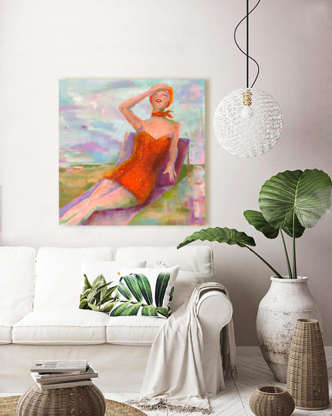 Marcia painting Kristin Cooney - Christenberry Collection