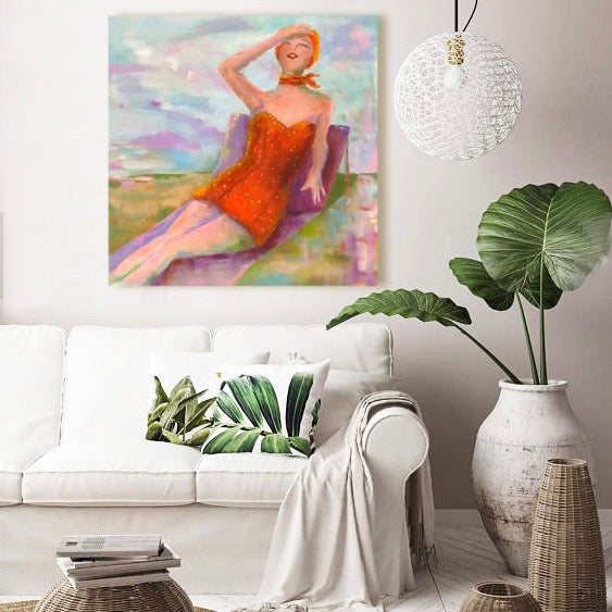 Marcia painting Kristin Cooney - Christenberry Collection