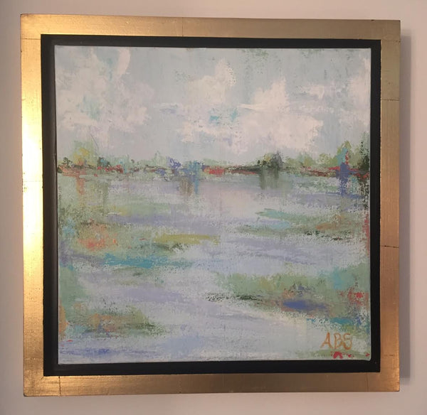 Marsh of Wild Dunes painting Ann Schwartz - Christenberry Collection
