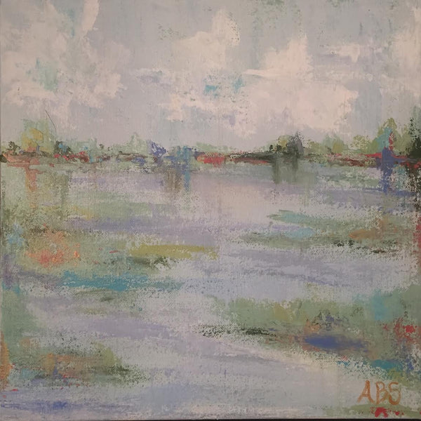 Marsh of Wild Dunes painting Ann Schwartz - Christenberry Collection