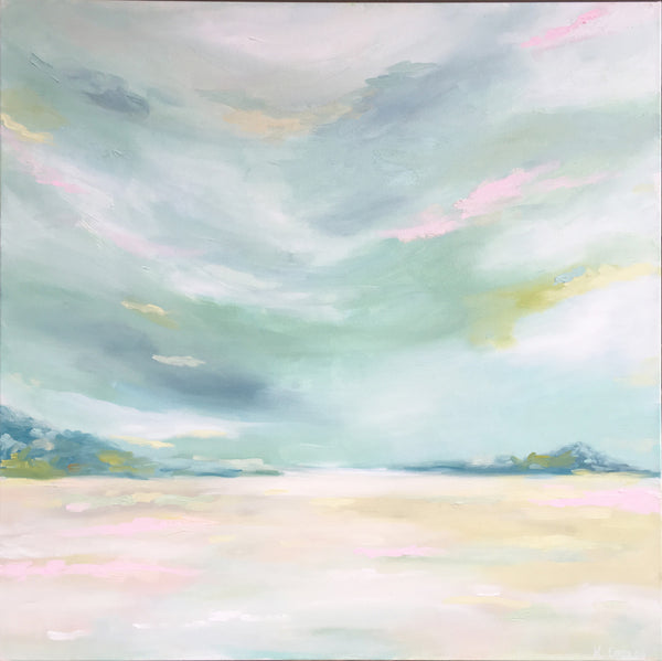 Mermaid Sunset painting Kristin Cooney - Christenberry Collection