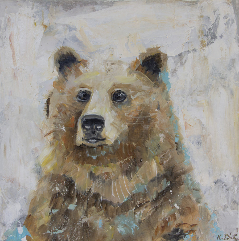 Animal - Papa Bear painting Kym De Los Reyes - Christenberry Collection
