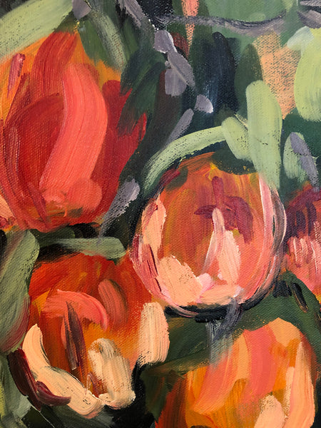 Peaches and Cream painting Powers Tanis - Christenberry Collection