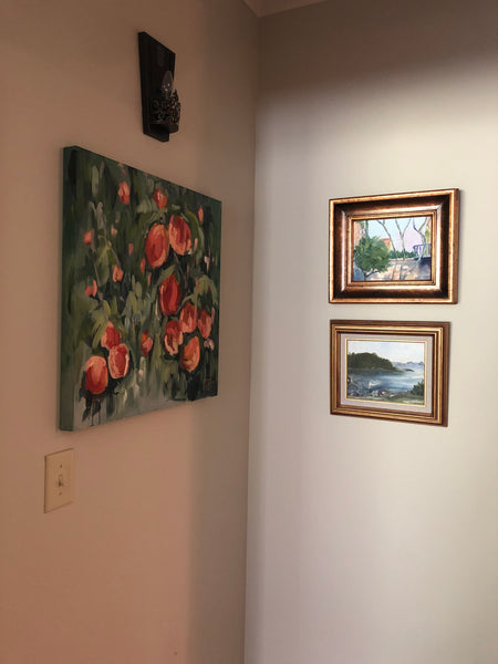 Peaches and Cream painting Powers Tanis - Christenberry Collection