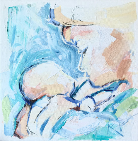 Lullaby and Goodnight painting Kelly Pelfrey - Christenberry Collection