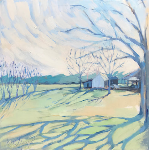 I Shall Dwell painting Kelly Pelfrey - Christenberry Collection