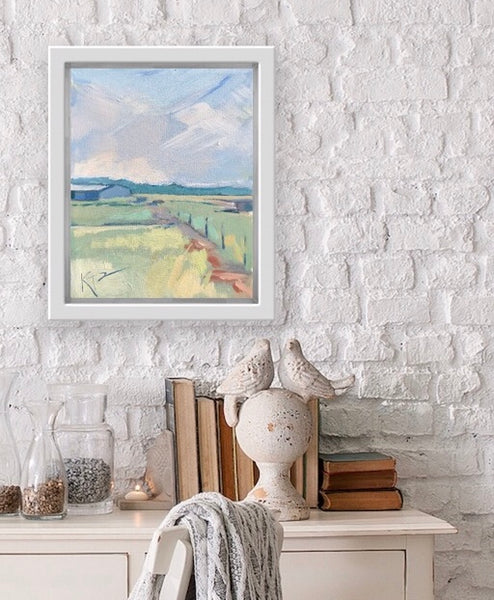 I Shall Not Want painting Kelly Pelfrey - Christenberry Collection