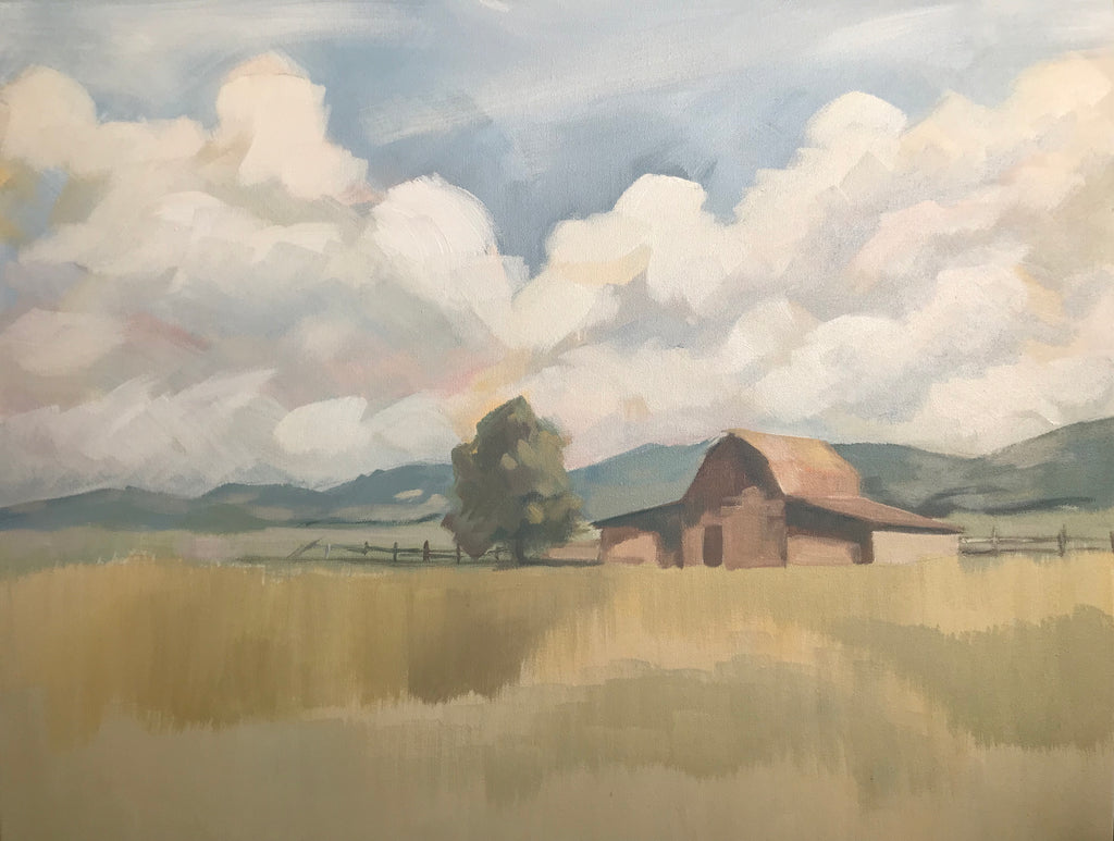Summer Hills painting Kelly Pelfrey - Christenberry Collection