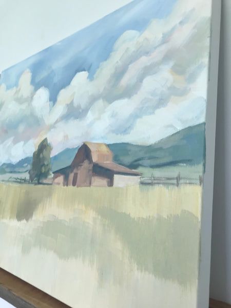 Summer Hills painting Kelly Pelfrey - Christenberry Collection