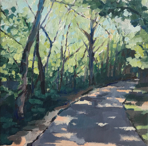 Along the Way painting Kelly Pelfrey - Christenberry Collection